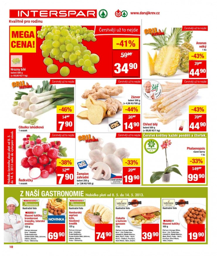 leták Interspar Akční nabídka od 8.5.2013 strana 1 leták Interspar Akční nabídka od 8.5.2013 strana 1