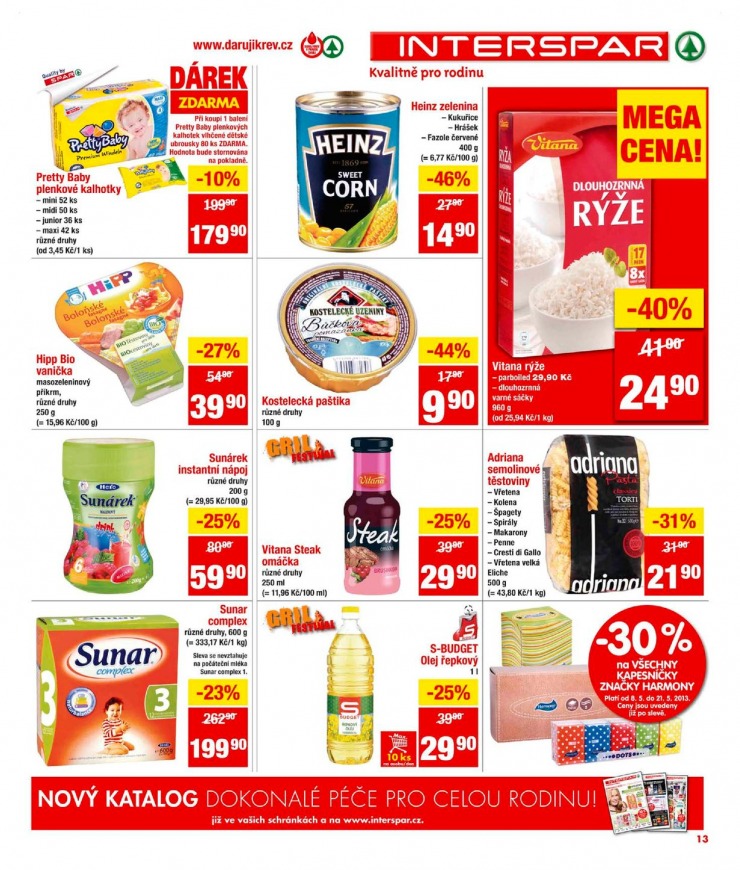 leták Interspar Akční nabídka od 8.5.2013 strana 1 leták Interspar Akční nabídka od 8.5.2013 strana 1