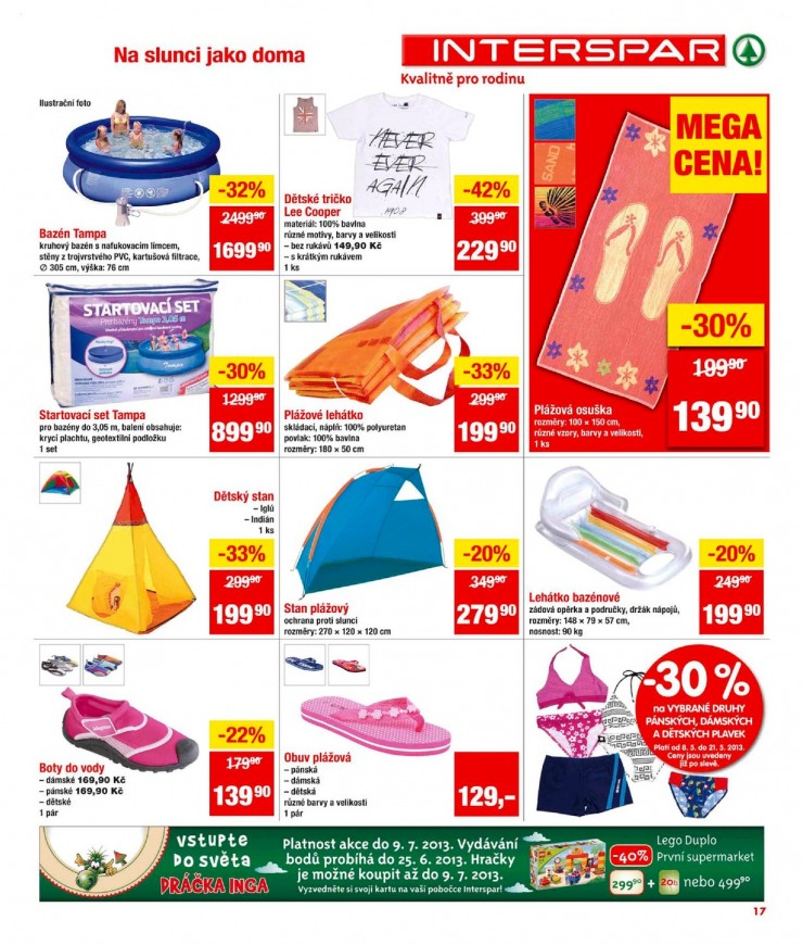 leták Interspar Akční nabídka od 8.5.2013 strana 1 leták Interspar Akční nabídka od 8.5.2013 strana 1