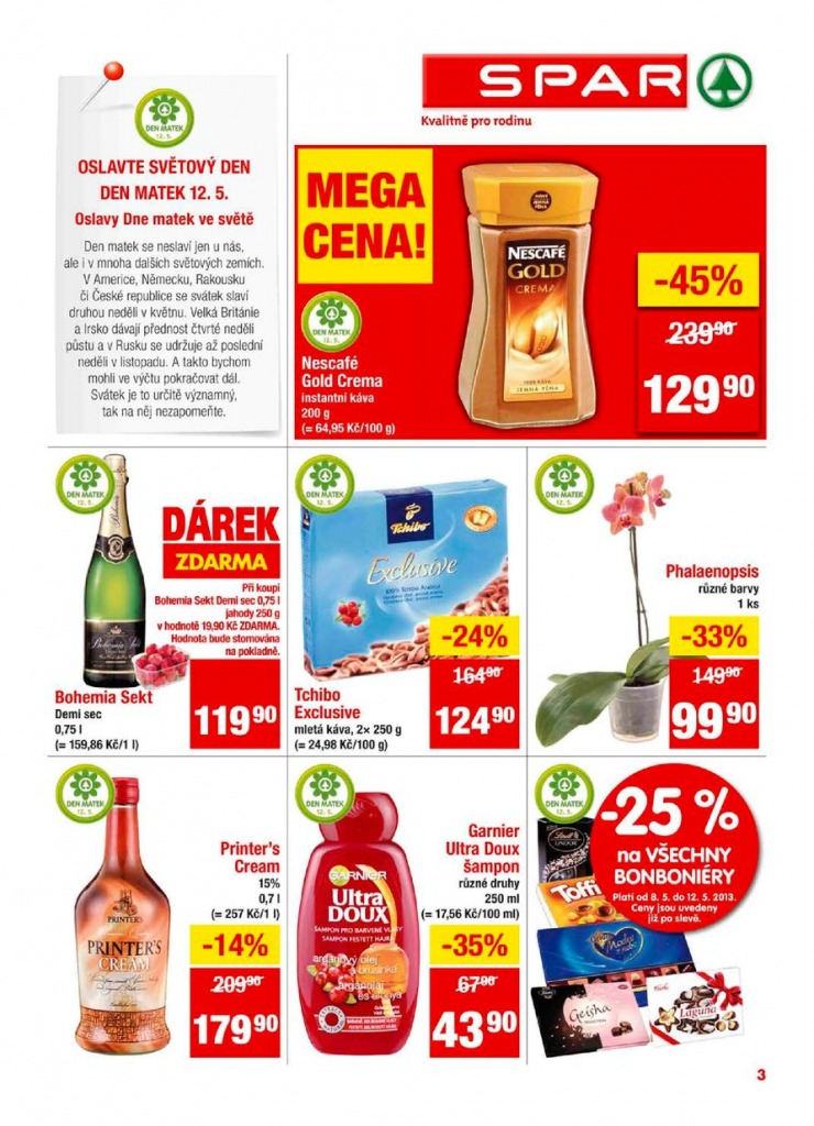 leták Interspar nabídka Spar od 8.5.2013 strana 1 leták Interspar nabídka Spar od 8.5.2013 strana 1