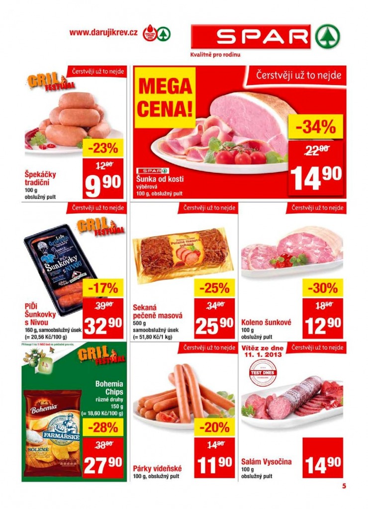 leták Interspar nabídka Spar od 8.5.2013  strana 1 leták Interspar nabídka Spar od 8.5.2013 strana 1