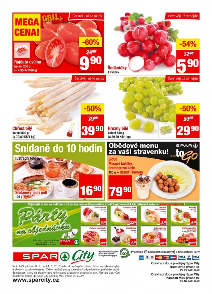 letk Interspar nabdka Spar City od 8.5.2013 strana 1