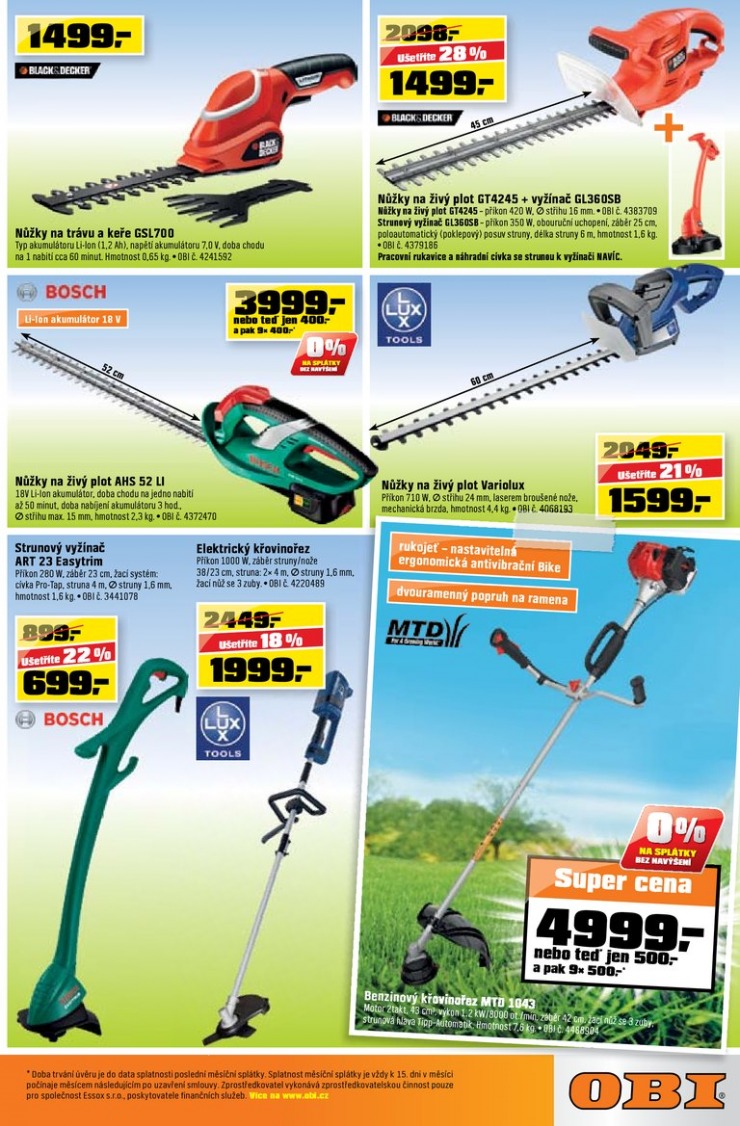 leták OBI Aktuální leták od 8.5.2013 strana 1 leták OBI Aktuální leták od 8.5.2013 strana 1