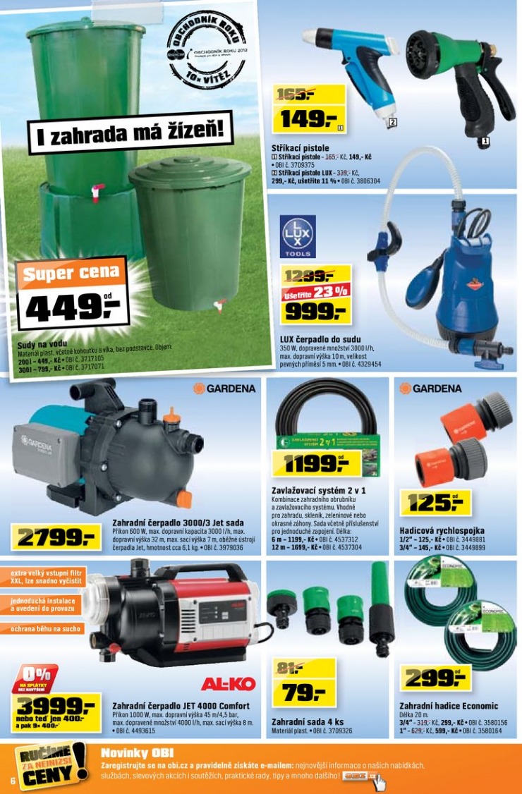 leták OBI Aktuální leták od 8.5.2013 strana 1 leták OBI Aktuální leták od 8.5.2013 strana 1