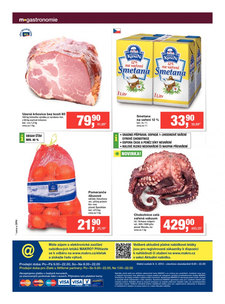 leták Makro Čerstvé potraviny od 8.5.2013 strana 1 leták Makro Čerstvé potraviny od 8.5.2013 strana 1