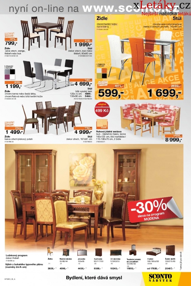 leták Sconto nábytek leták strana 1 leták Sconto nábytek leták strana 1
