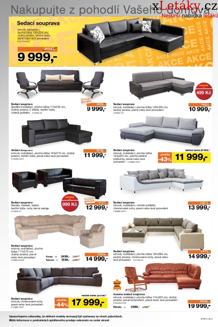 leták Sconto nábytek leták strana 1 leták Sconto nábytek leták strana 1