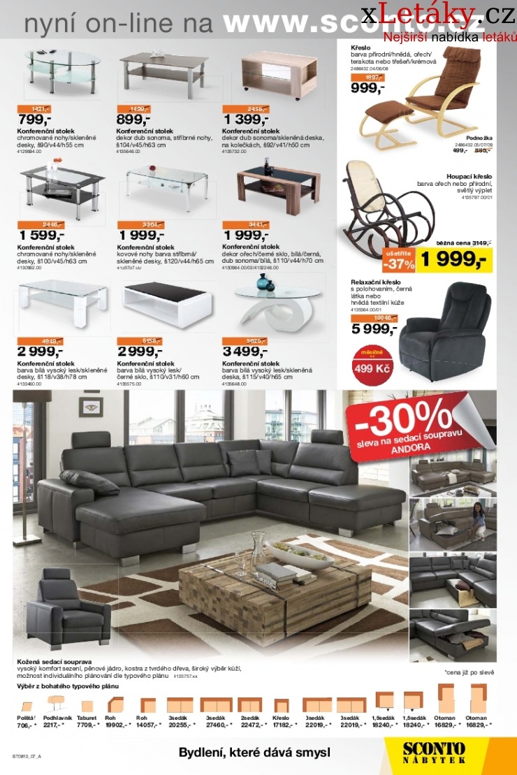 leták Sconto nábytek leták strana 1 leták Sconto nábytek leták strana 1