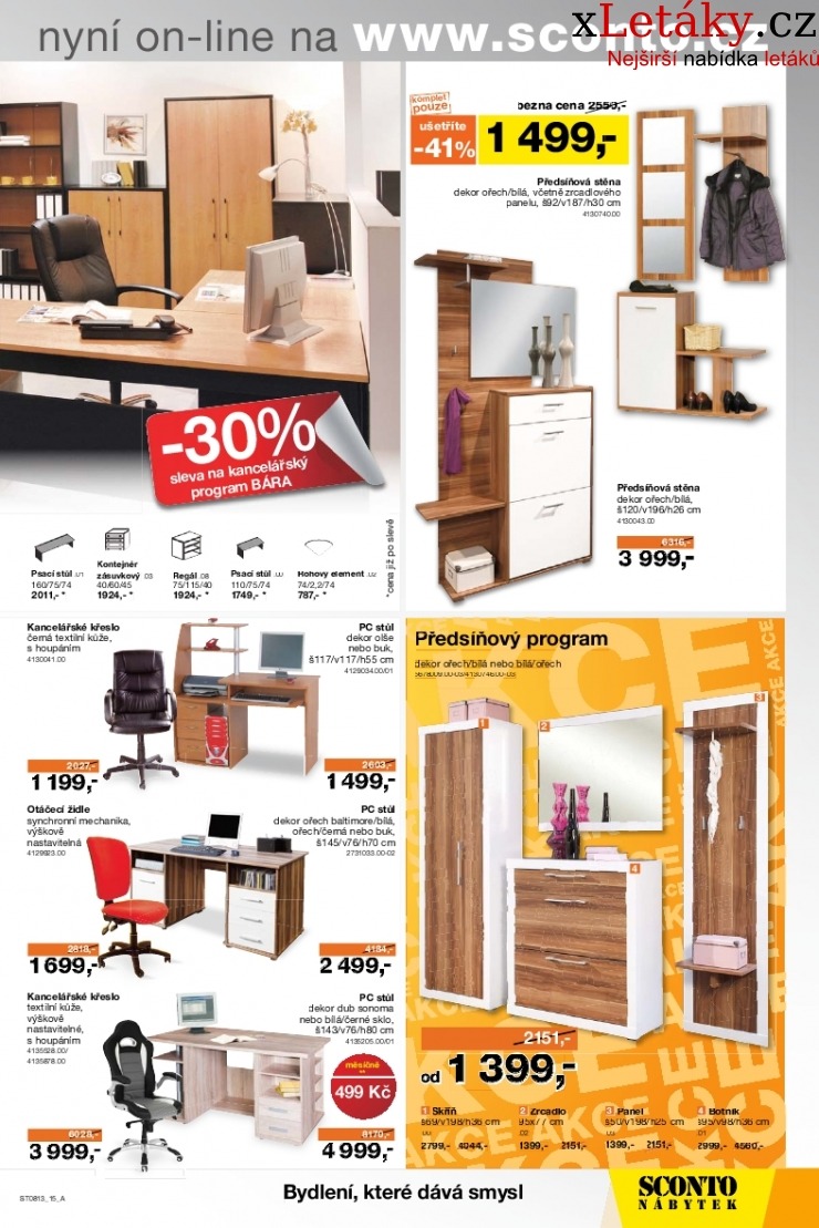 leták Sconto nábytek leták strana 1 leták Sconto nábytek leták strana 1