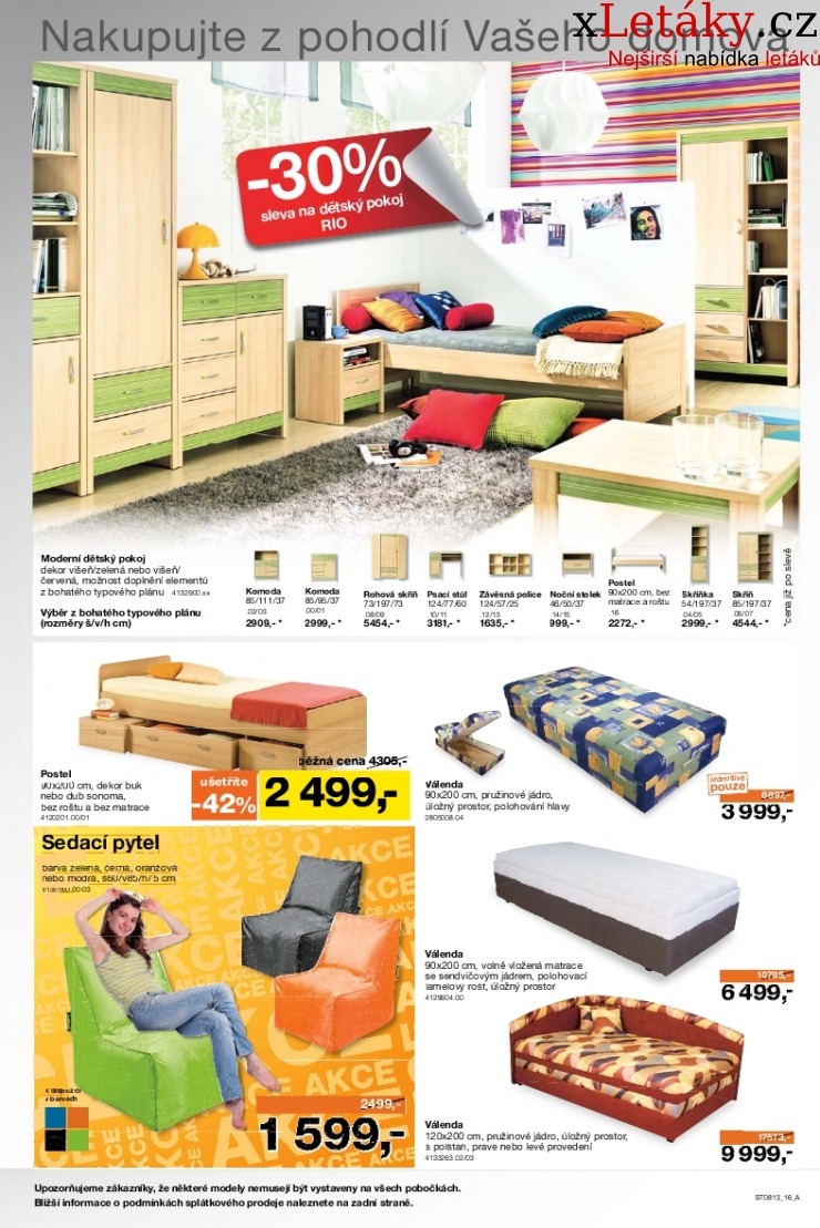 leták Sconto nábytek leták strana 1 leták Sconto nábytek leták strana 1