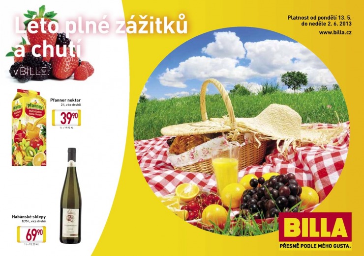 leták Billa Letní katalog od 13.5.2013 strana 1 leták Billa Letní katalog od 13.5.2013 strana 1