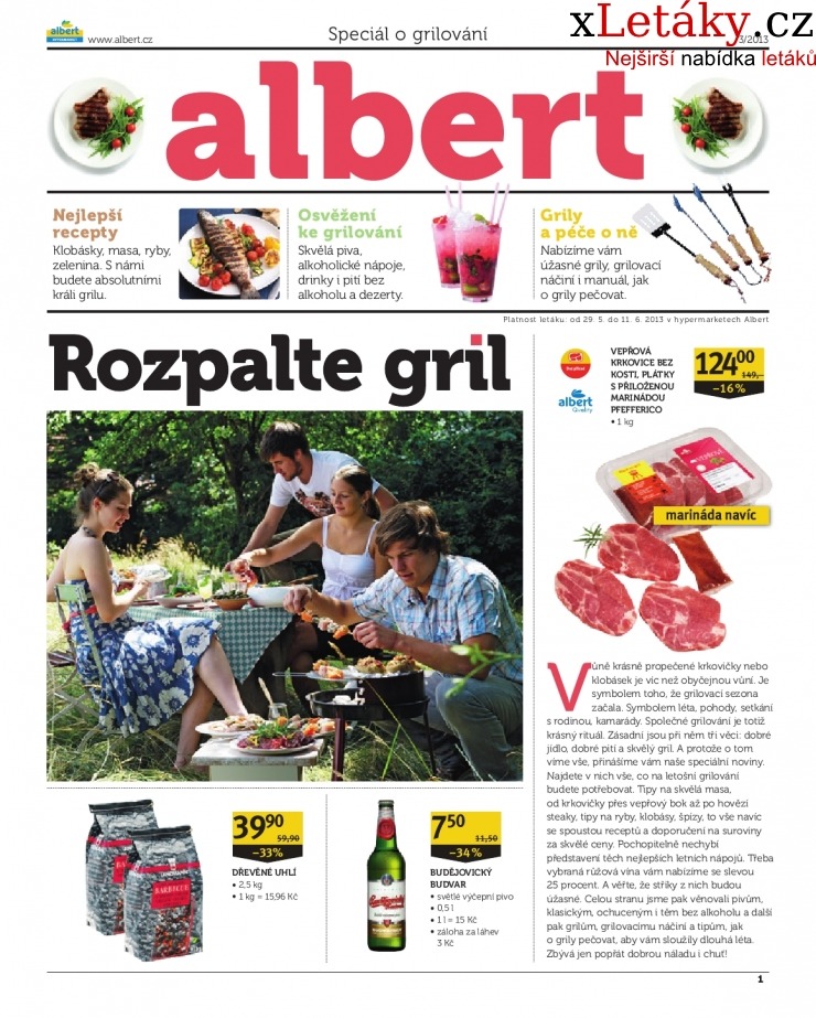 leták Albert Hypermarket - Gril akční leták strana 1 leták Albert Hypermarket - Gril akční leták strana 1