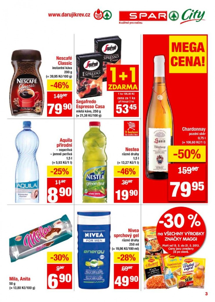 letk Interspar nabdka Spar City od 15.5.2013 strana 1