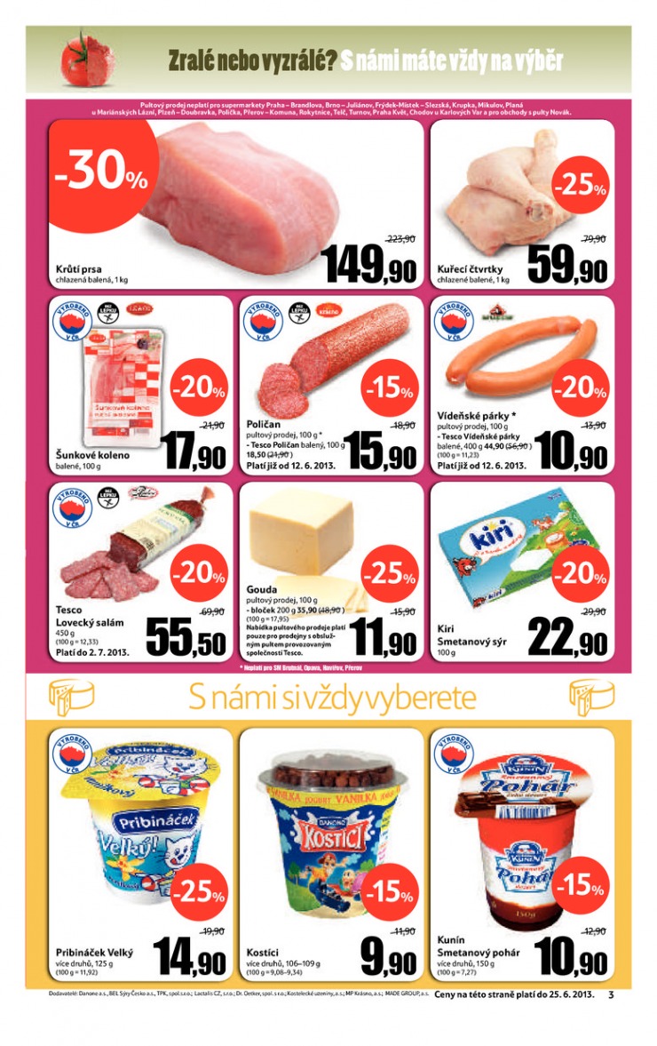 leták Tesco supermarkety od 19.6.2013 strana 1 leták Tesco supermarkety od 19.6.2013 strana 1
