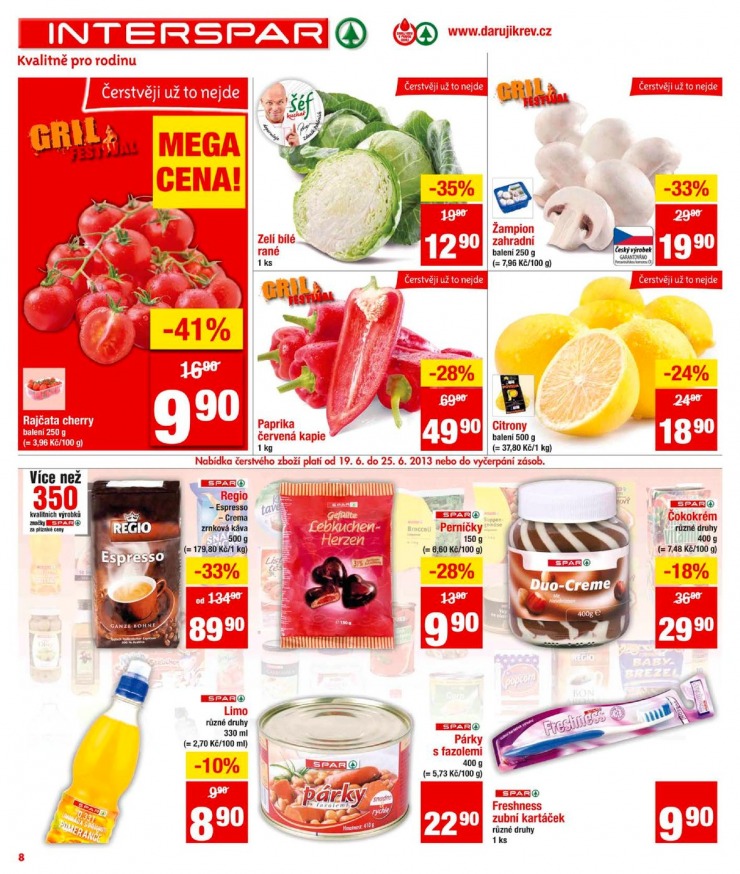 leták Interspar Akční nabídka od 19.6.2013 strana 1 leták Interspar Akční nabídka od 19.6.2013 strana 1