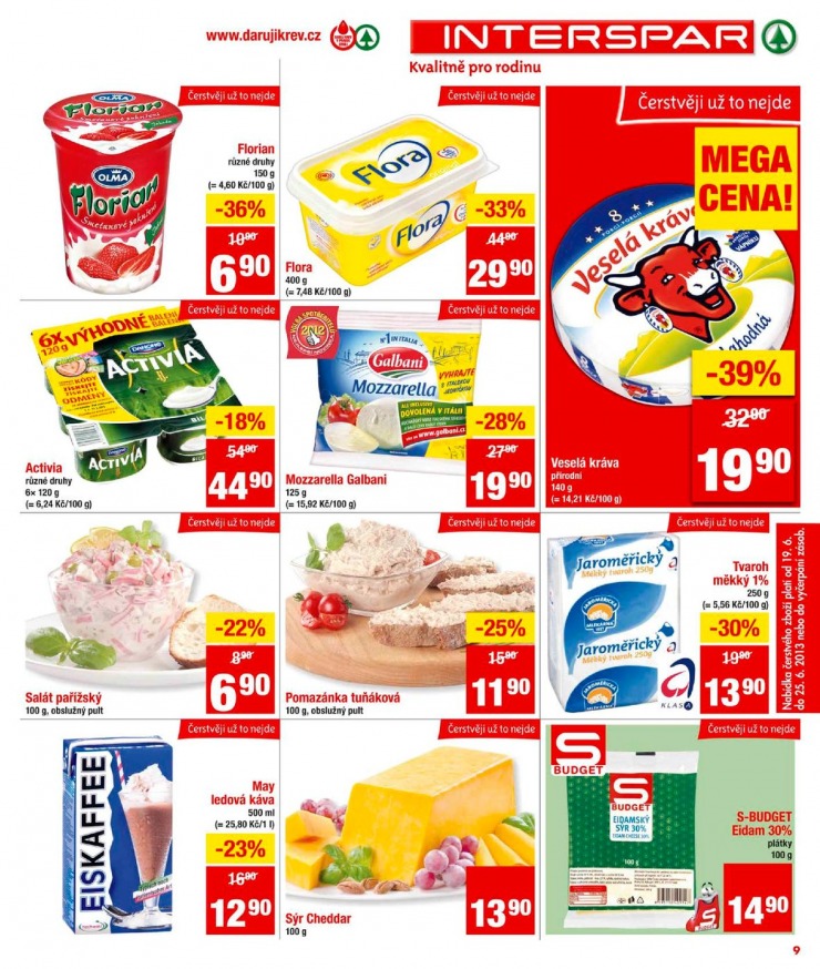leták Interspar Akční nabídka od 19.6.2013 strana 1 leták Interspar Akční nabídka od 19.6.2013 strana 1
