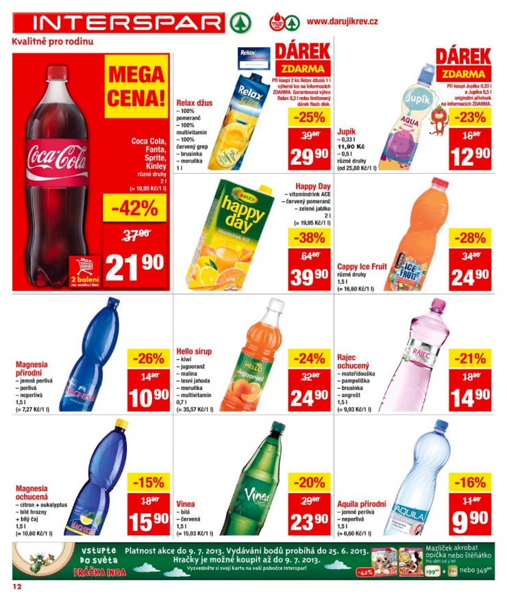 leták Interspar Akční nabídka od 19.6.2013 strana 1 leták Interspar Akční nabídka od 19.6.2013 strana 1