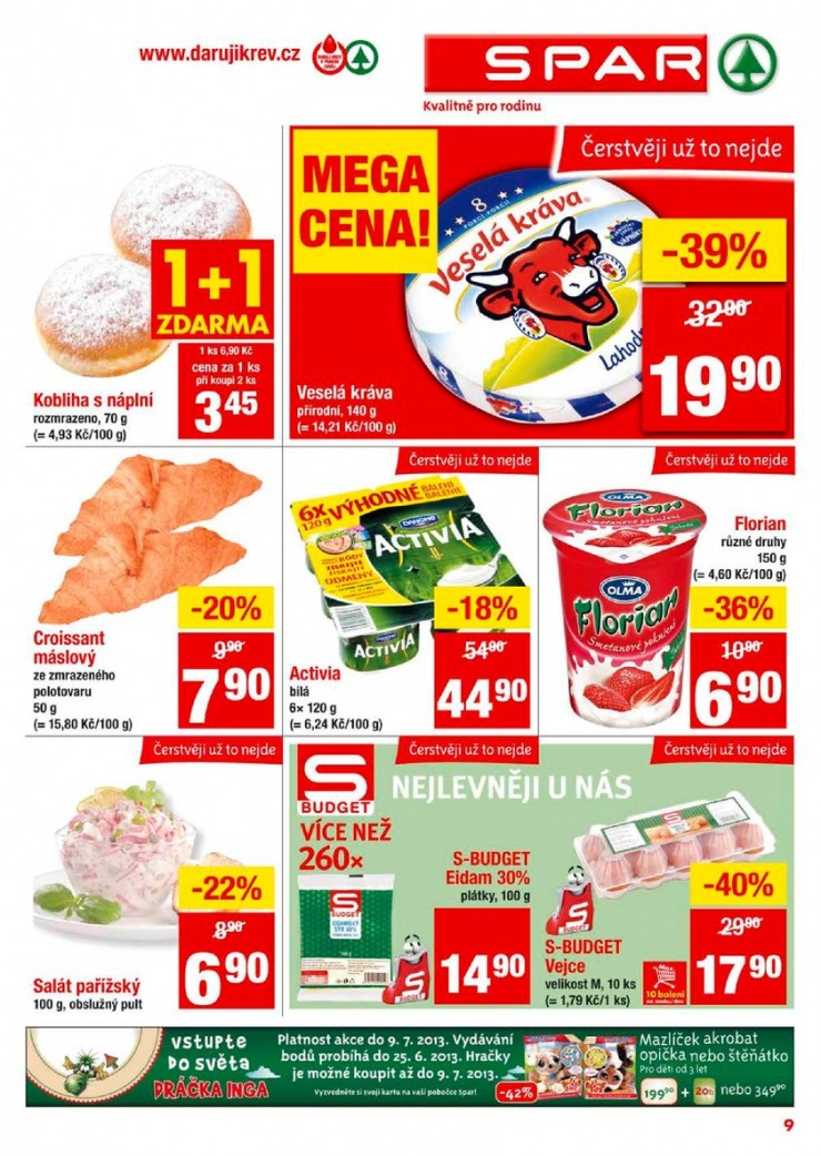 letk Interspar nabdka Spar od 19.6.2013 strana 1