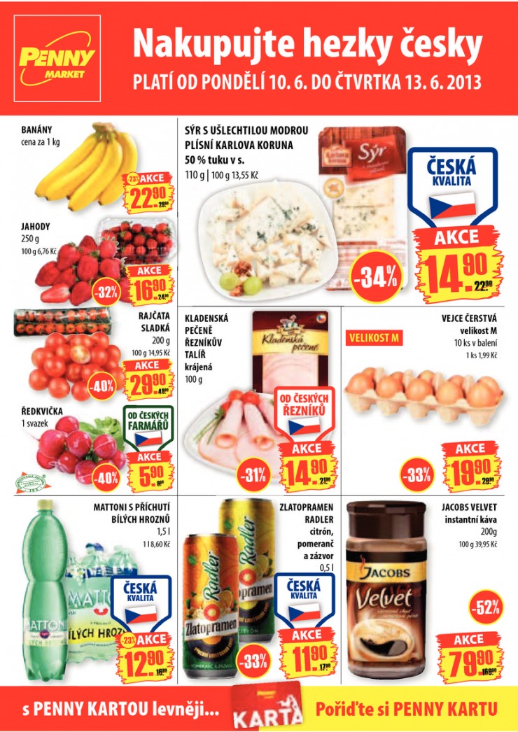 letk Penny Aktuln nabdka od 10.6.2013 strana 1