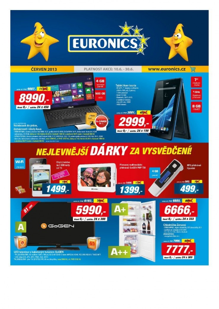 letk Euronics Aktuln letk od 10.6.2013 strana 1