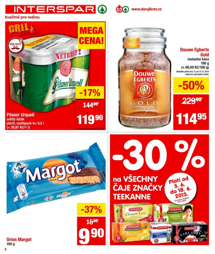 leták Interspar Akční nabídka od 5.6.2013 strana 1 leták Interspar Akční nabídka od 5.6.2013 strana 1