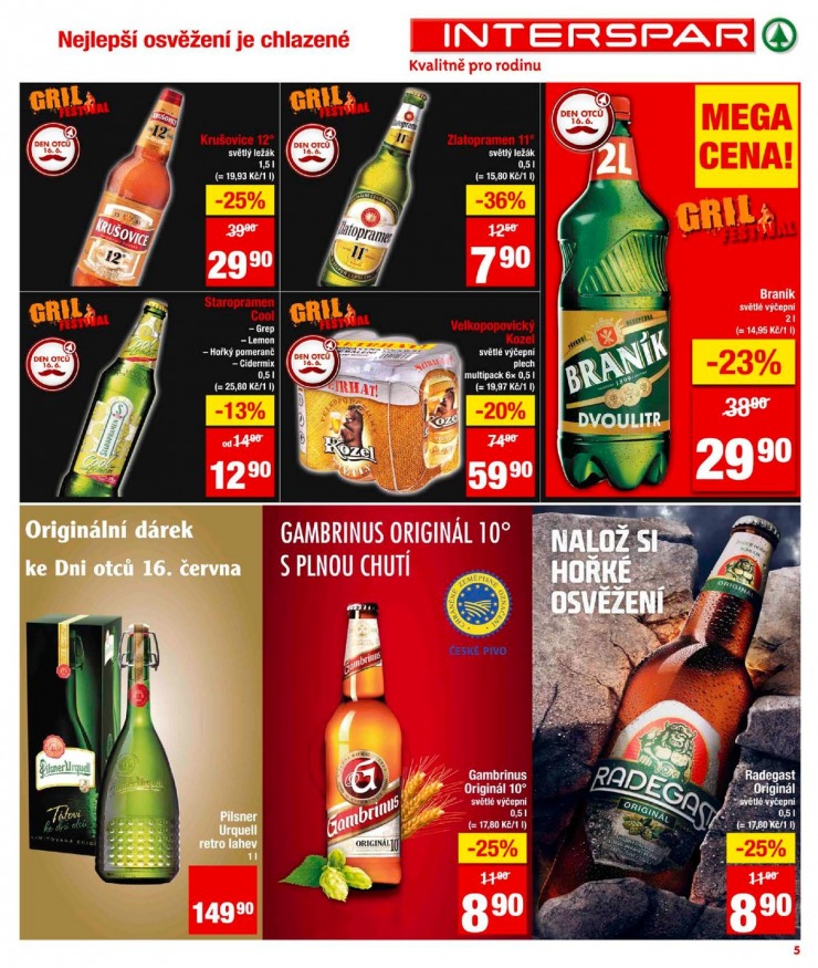 leták Interspar Akční nabídka od 5.6.2013 strana 1 leták Interspar Akční nabídka od 5.6.2013 strana 1