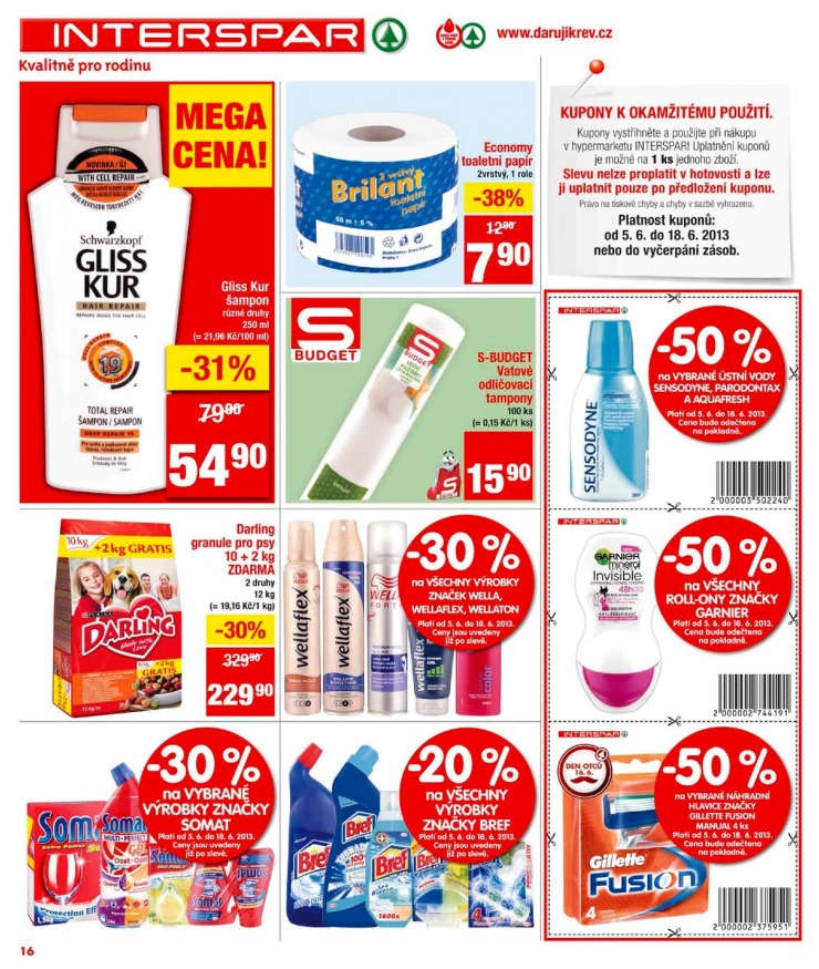 leták Interspar Akční nabídka od 5.6.2013 strana 1 leták Interspar Akční nabídka od 5.6.2013 strana 1