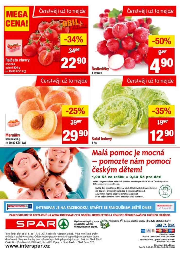 leták Interspar nabídka Spar od 5.6.2013 strana 1 leták Interspar nabídka Spar od 5.6.2013 strana 1