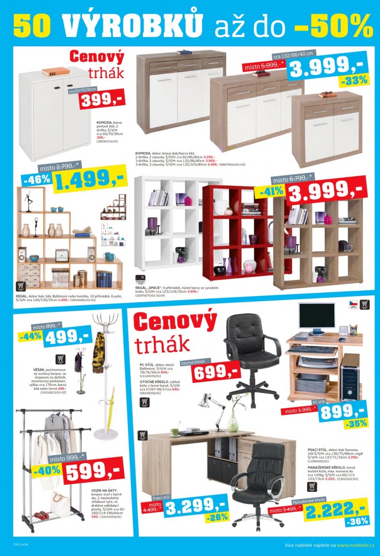 leták Mobelix Aktuální prospekt od 3.6.2013 strana 1 leták Mobelix Aktuální prospekt od 3.6.2013 strana 1