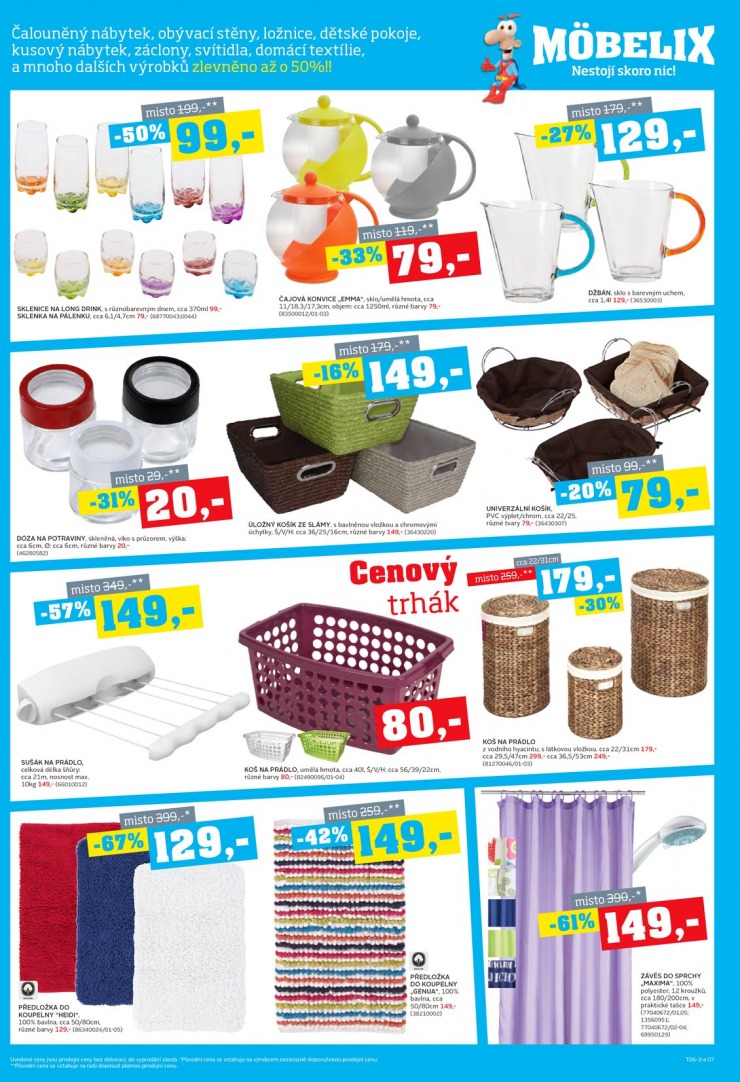 leták Mobelix Aktuální prospekt od 3.6.2013 strana 1 leták Mobelix Aktuální prospekt od 3.6.2013 strana 1