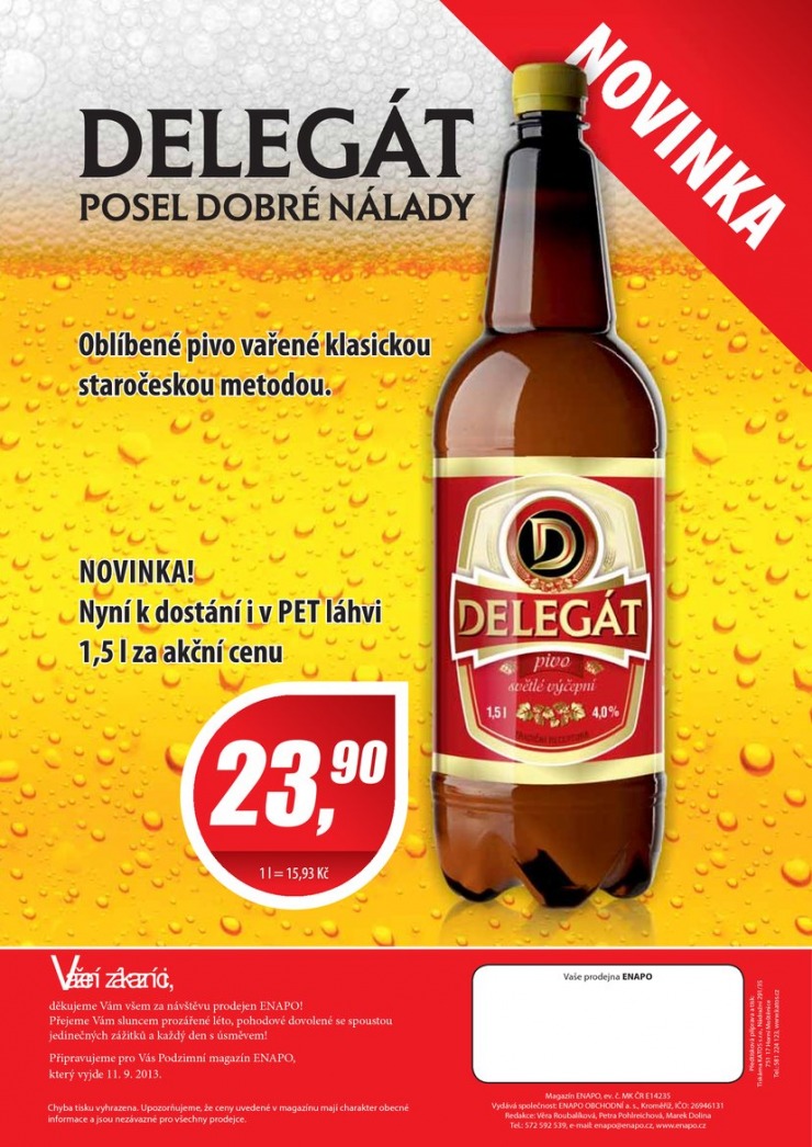 leták Enapo Akční leták od 5.6.2013 strana 1 leták Enapo Akční leták od 5.6.2013 strana 1