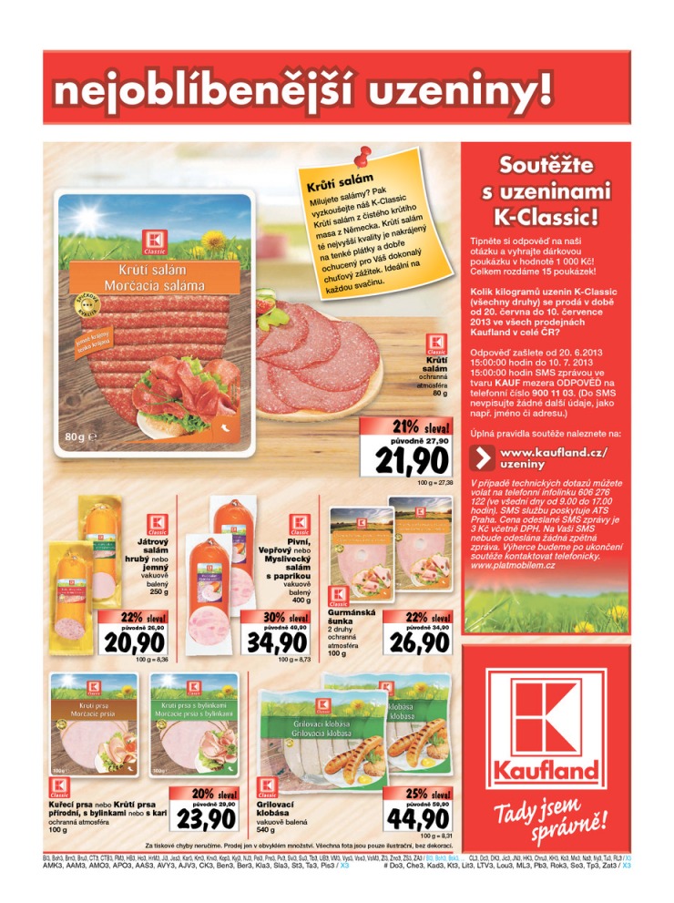 letk Kaufland Aktuln nabdka od 20.6.2013 strana 1