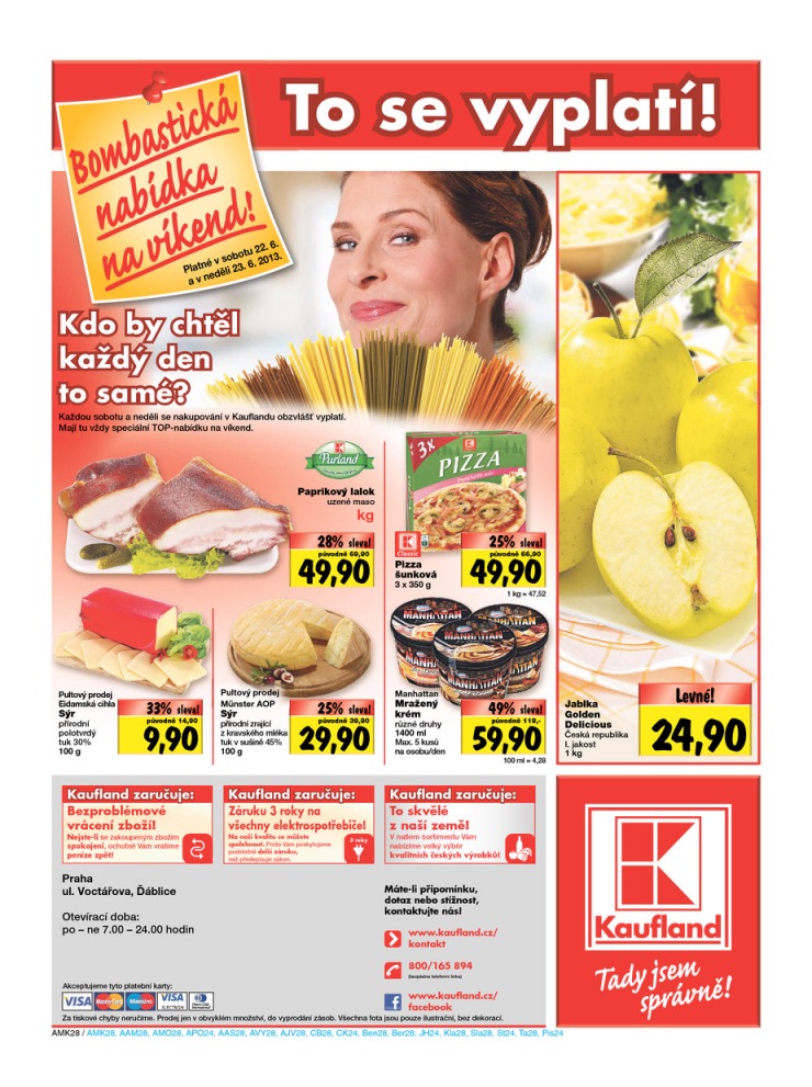 leták Kaufland Aktuální nabídka od 20.6.2013 strana 1 leták Kaufland Aktuální nabídka od 20.6.2013 strana 1