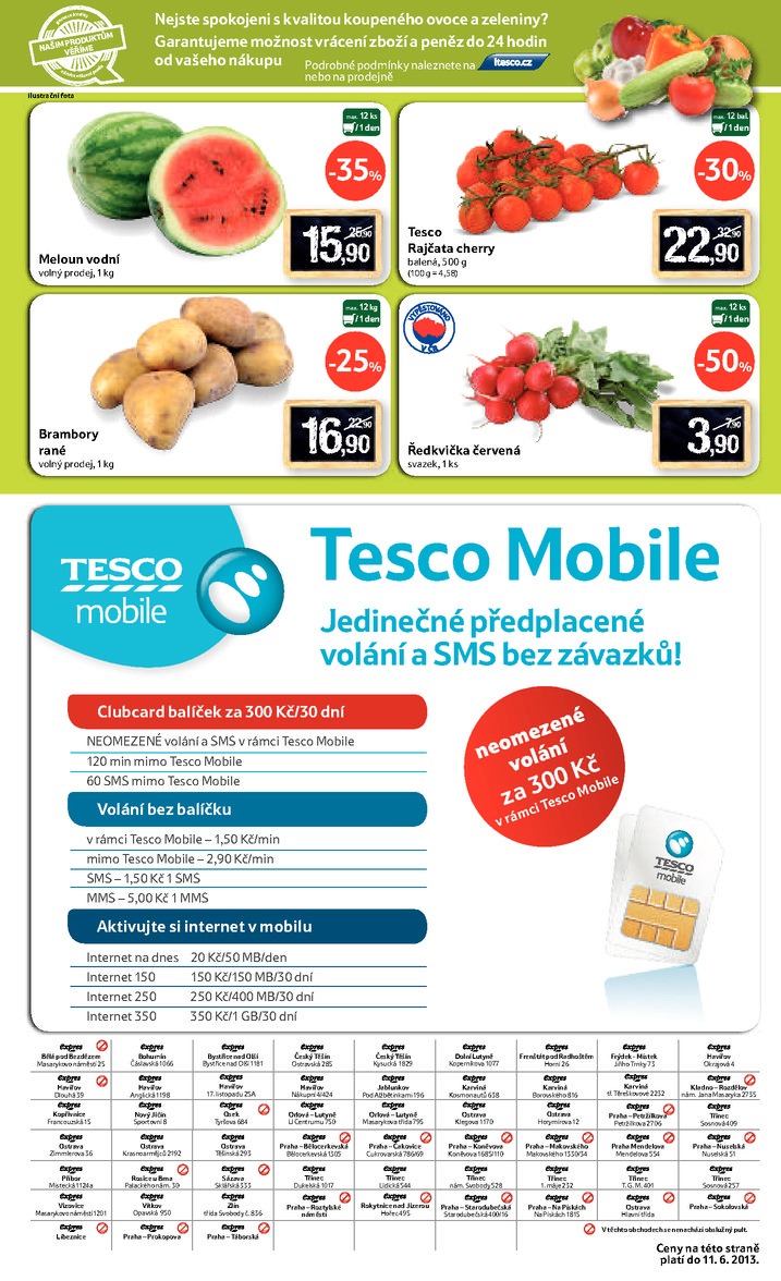 leták Tesco Expres obchody od 5.6.2013 strana 1 leták Tesco Expres obchody od 5.6.2013 strana 1