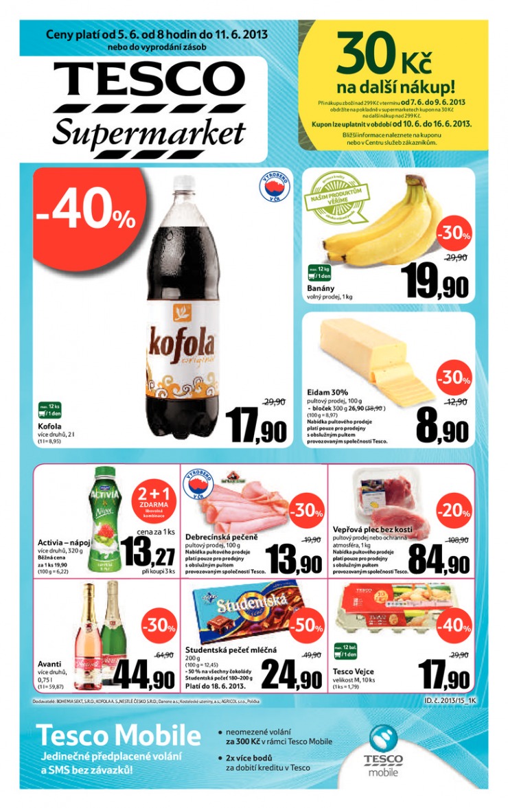 letk Tesco supermarkety od 5.6.2013 strana 1