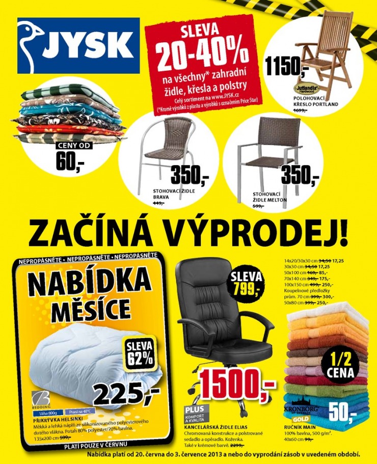 letk Jysk Nabdka tdne od 20.6.2013 strana 1