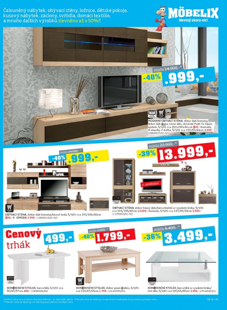 let�k Mobelix Aktu�ln� prospekt od 17.6.2013 strana 1