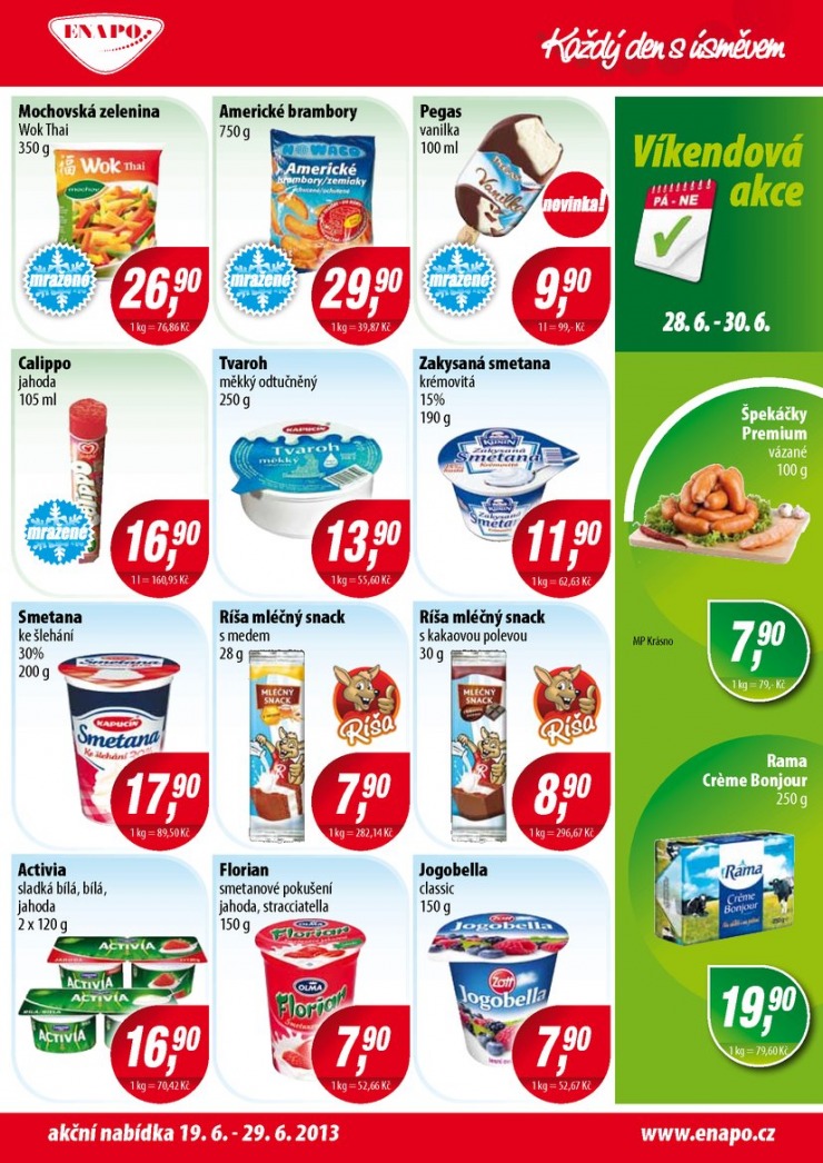 leták Enapo Akční leták od 19.6.2013 strana 1 leták Enapo Akční leták od 19.6.2013 strana 1