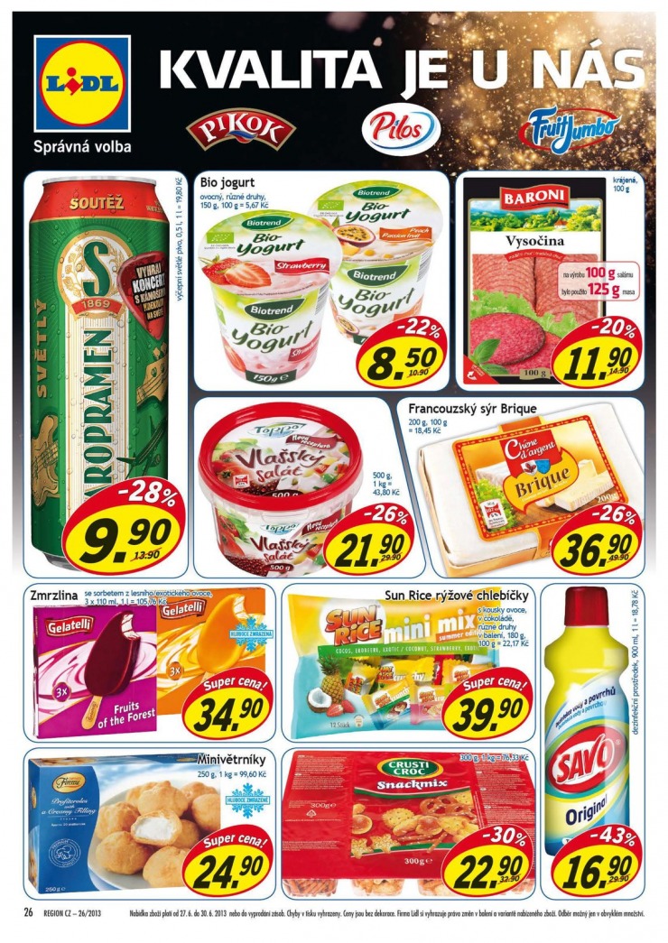 leták Lidl Akční nabídka od 24.6.2013 strana 1 leták Lidl Akční nabídka od 24.6.2013 strana 1