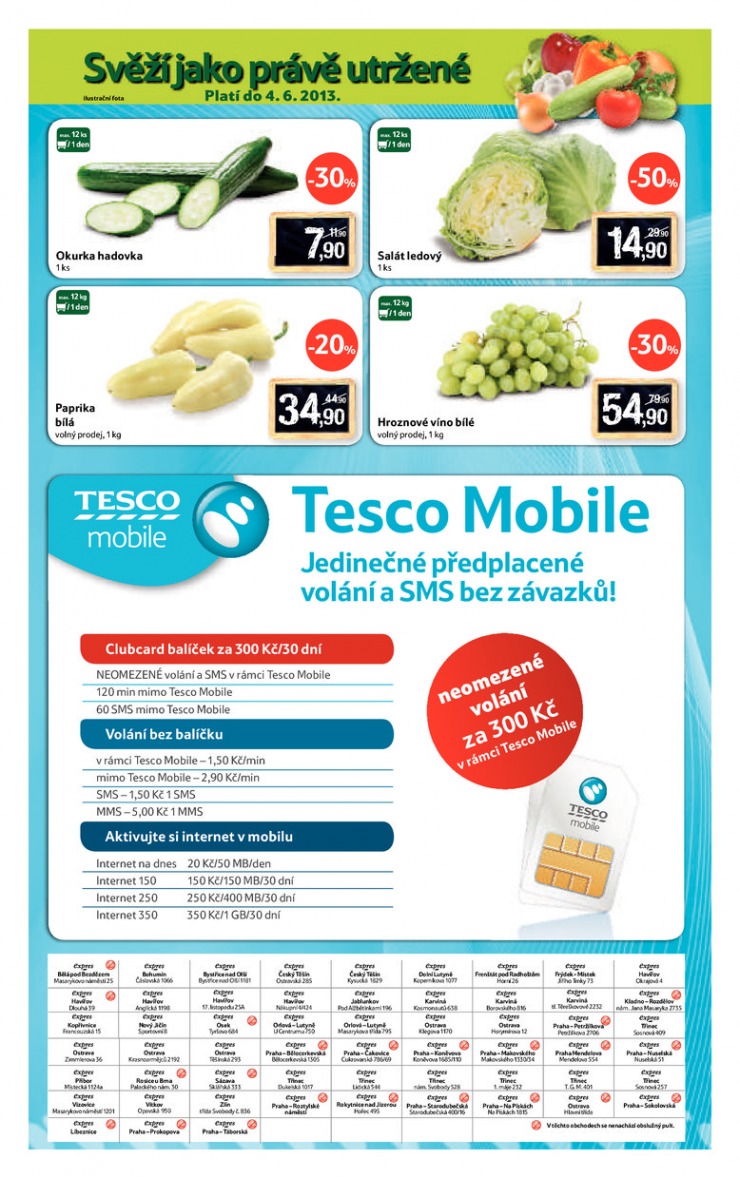 leták Tesco Expres obchody od 29.5.2013 strana 1 leták Tesco Expres obchody od 29.5.2013 strana 1