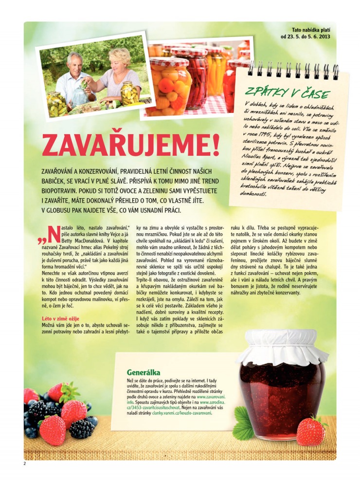leták Globus Naše noviny od 23.5.2013 strana 1 leták Globus Naše noviny od 23.5.2013 strana 1