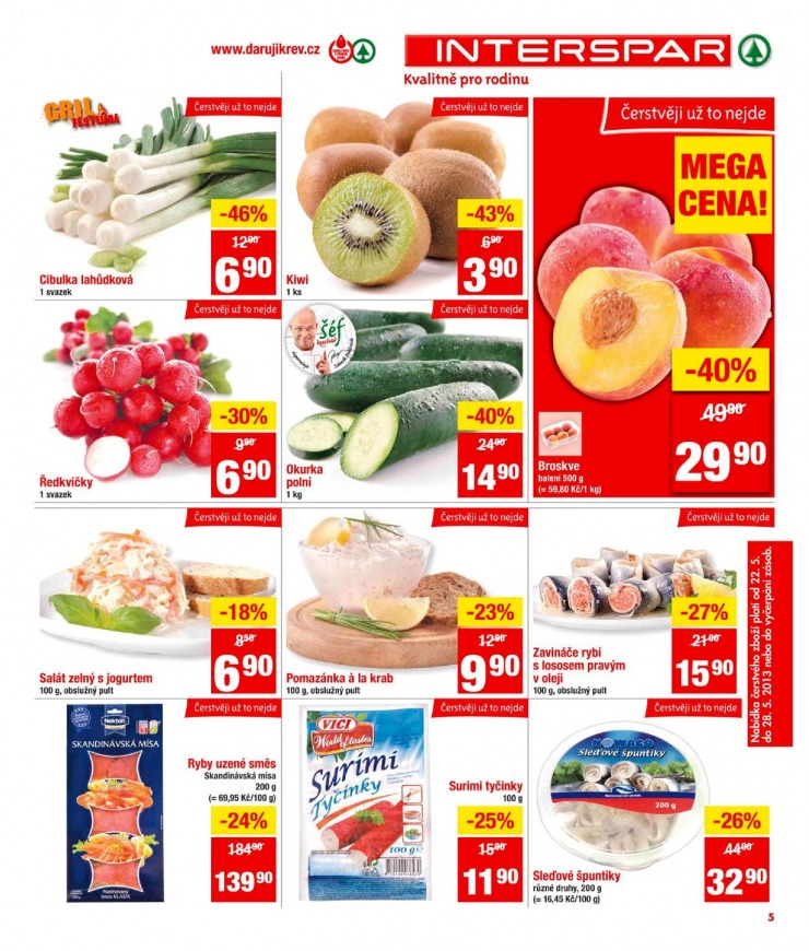 leták Interspar Akční nabídka od 22.5.2013 strana 1 leták Interspar Akční nabídka od 22.5.2013 strana 1