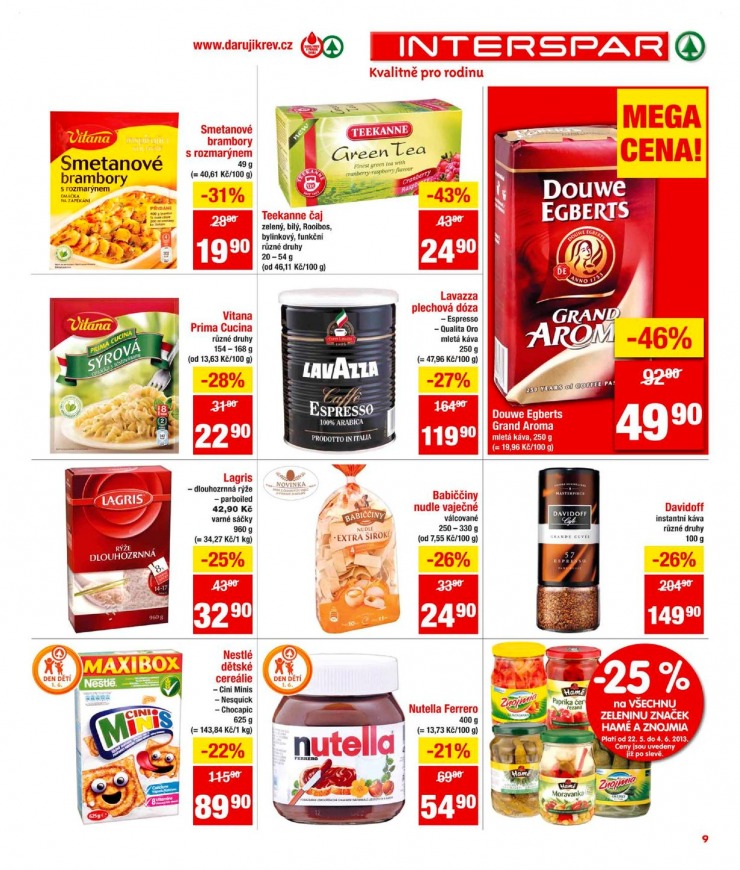 leták Interspar Akční nabídka od 22.5.2013 strana 1 leták Interspar Akční nabídka od 22.5.2013 strana 1