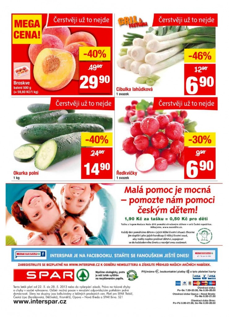 letk Interspar nabdka Spar od 22.5.2013 strana 1