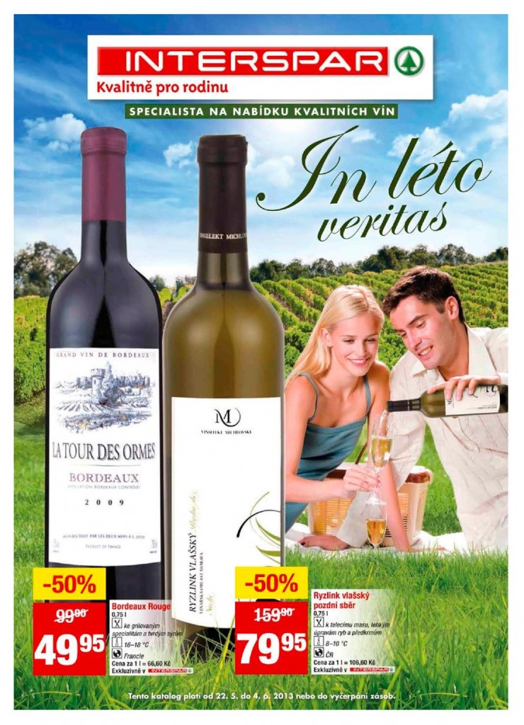 leták Interspar Víno od 22.5.2013 strana 1 leták Interspar Víno od 22.5.2013 strana 1