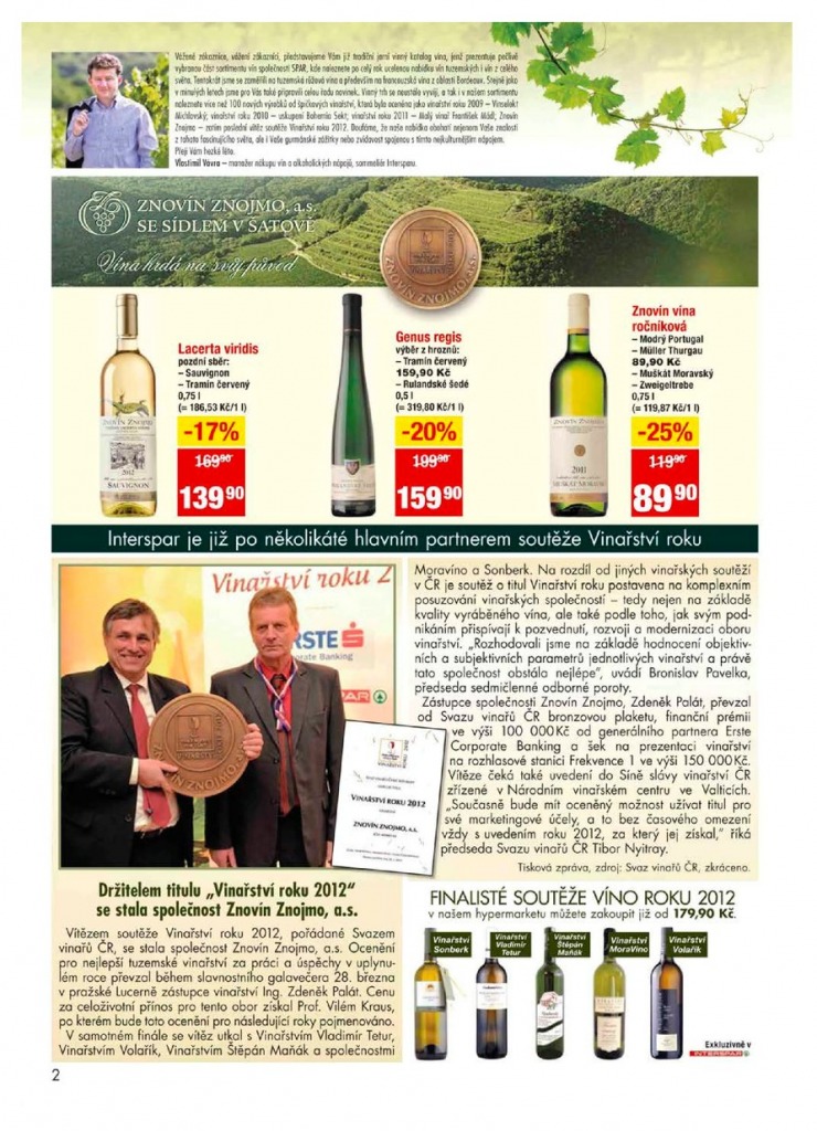 leták Interspar Víno od 22.5.2013 strana 1 leták Interspar Víno od 22.5.2013 strana 1
