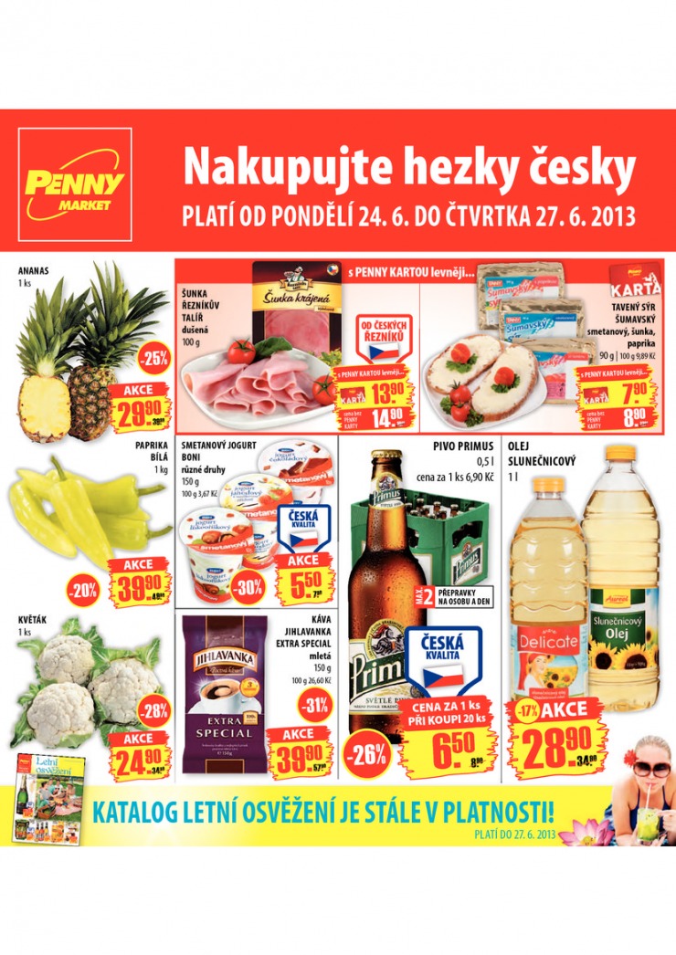 letk Penny Aktuln nabdka od 24.6.2013 strana 1