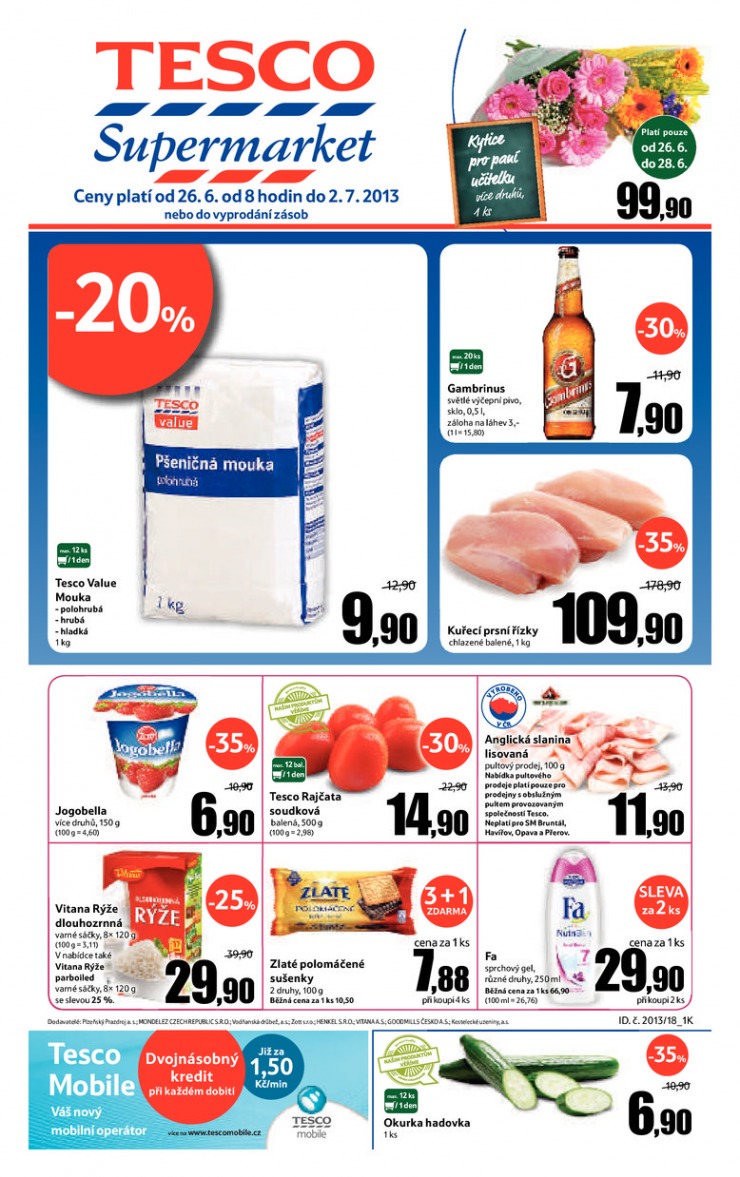 letk Tesco supermarkety od 26.6.2013 strana 1