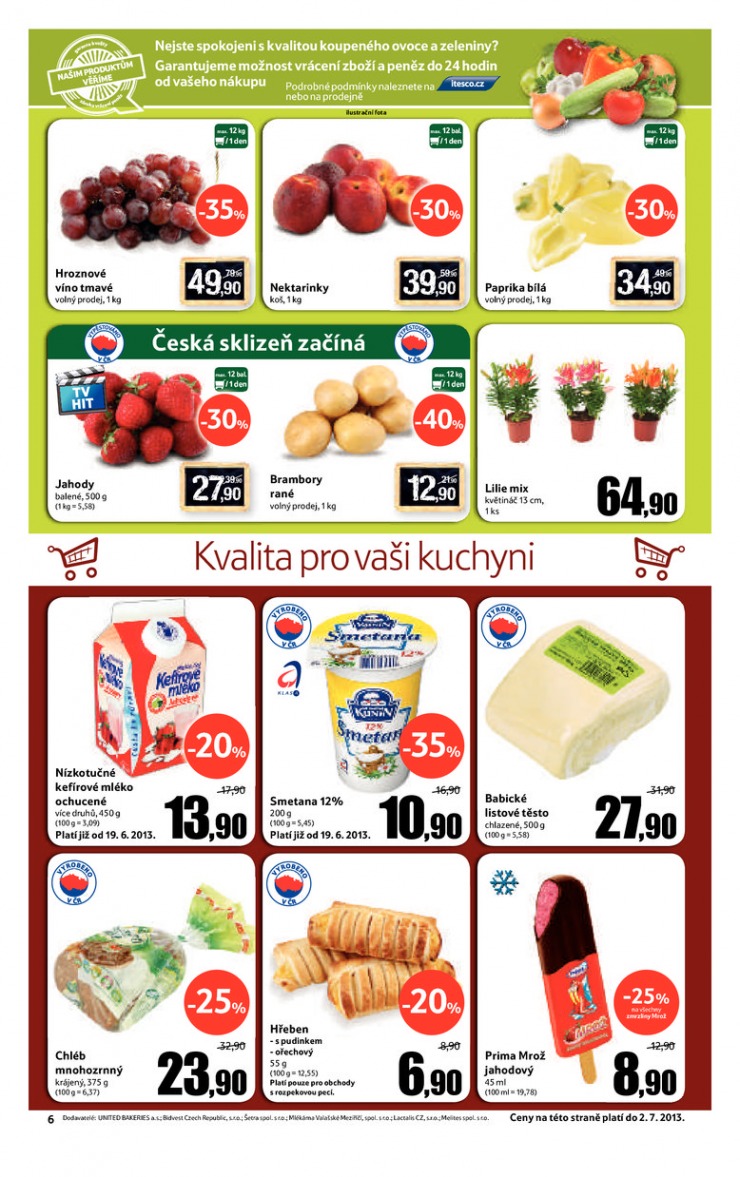 leták Tesco supermarkety od 26.6.2013 strana 1 leták Tesco supermarkety od 26.6.2013 strana 1