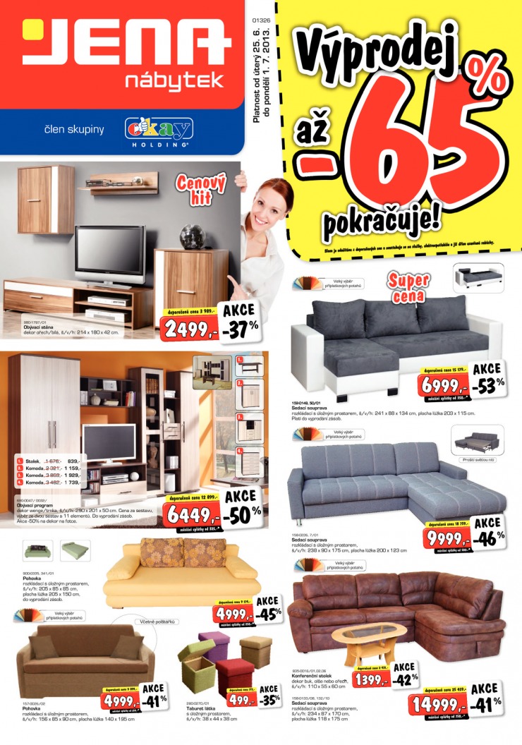 letk Jena nbytek Aktuln letk od 25.6.2013 strana 1